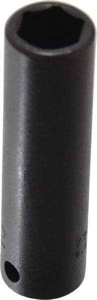 Proto - 3/8" Drive 1/2" Deep Impact Socket - 6 Points, 2-3/4" OAL - USA Tool & Supply