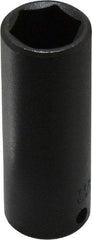 Proto - 3/8" Drive 11/16" Deep Impact Socket - 6 Points, 2-3/4" OAL - USA Tool & Supply
