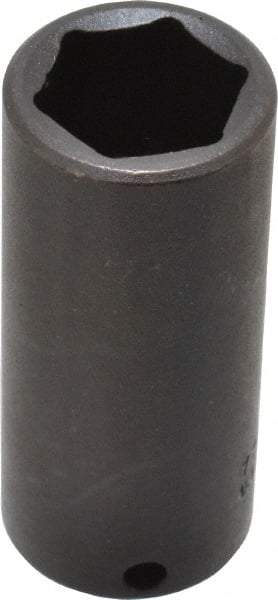 Proto - 3/8" Drive 13/16" Deep Impact Socket - 6 Points, 2-3/4" OAL - USA Tool & Supply