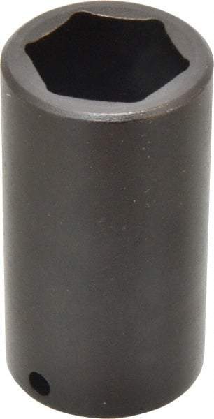 Proto - 3/8" Drive 1" Deep Impact Socket - 6 Points, 2-3/4" OAL - USA Tool & Supply