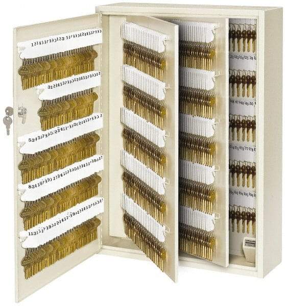 Master Lock - 730 Keys, Almond Key Storage Cabinet - 18" Wide x 7" Deep x 25-1/4" High - USA Tool & Supply