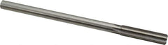 Made in USA - 1/2" High Speed Steel 6 Flute Chucking Reamer - Straight Flute, 0.4355" Straight Shank, 2" Flute Length, 8" OAL - USA Tool & Supply