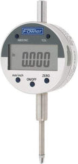 Fowler - 0 to 1" Range, 0.0005" Graduation, Electronic Drop Indicator - Inch & Metric System, Digital Display - USA Tool & Supply