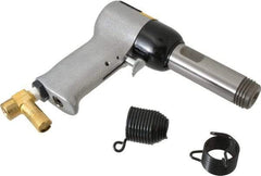 US Airtool - 1/4 & 3/16" Capacity, Air Riveting Hammer - 3-1/16" Long Stroke, 1/4" Inlet - USA Tool & Supply