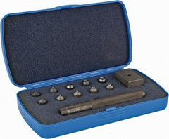 US Airtool - 1/16 to 3/16" Hand Flaring Kit - Adapto Kit for Semi-Tubular Rivets - USA Tool & Supply