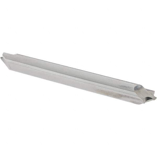 Value Collection - 0.06" Radius, 3/16" Mill Diam, 2 Flute Solid Carbide Corner Rounding End Mill - Double End, Uncoated, 2" OAL, 3/16" Shank Diam - USA Tool & Supply