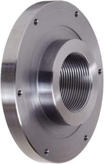 Pratt Burnerd America - Adapter Back Plate for 6" Diam Self Centering Lathe Chucks - 1-1/2 - 8 Mount, 1.81" Through Hole Diam, Steel - USA Tool & Supply
