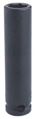 Proto - 3/8" Drive 21mm Deep Impact Socket - 6 Points, 2-47/64" OAL - USA Tool & Supply