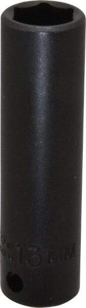 Proto - 3/8" Drive 16mm Deep Impact Socket - 6 Points, 2-47/64" OAL - USA Tool & Supply