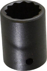 Proto - 1/2" Drive 7/8" Standard Impact Socket - 12 Points, 1-5/8" OAL - USA Tool & Supply