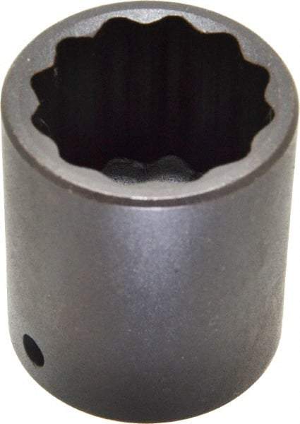 Proto - 1/2" Drive 1-1/4" Standard Impact Socket - 12 Points, 2" OAL - USA Tool & Supply