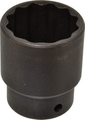 Proto - 1/2" Drive 1-7/16" Standard Impact Socket - 12 Points, 2-15/64" OAL - USA Tool & Supply