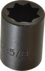 Proto - 1/2" Drive 5/8" Standard Impact Socket - 8 Points, 1-1/2" OAL - USA Tool & Supply