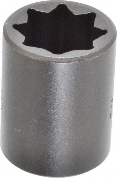 Proto - 1/2" Drive 11/16" Standard Impact Socket - 8 Points, 1-1/2" OAL - USA Tool & Supply
