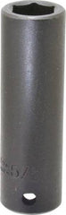 Proto - 1/2" Drive 5/8" Deep Impact Socket - 6 Points, 3-1/4" OAL - USA Tool & Supply
