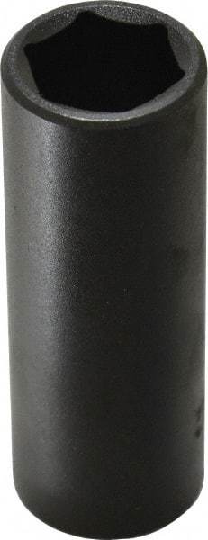 Proto - 1/2" Drive 7/8" Deep Impact Socket - 6 Points, 3-1/2" OAL - USA Tool & Supply