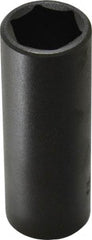 Proto - 1/2" Drive 7/8" Deep Impact Socket - 6 Points, 3-1/2" OAL - USA Tool & Supply