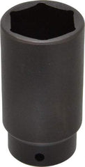 Proto - 1/2" Drive 1-3/8" Deep Impact Socket - 6 Points, 3-1/2" OAL - USA Tool & Supply