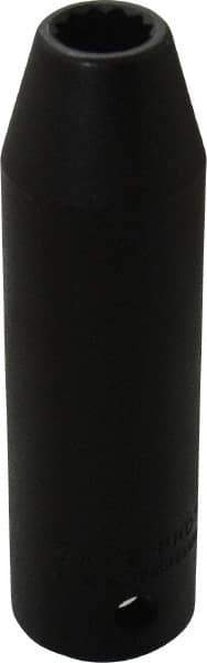 Proto - 1/2" Drive 3/8" Deep Impact Socket - 12 Points, 3-1/4" OAL - USA Tool & Supply