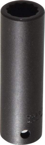 Proto - 1/2" Drive 5/8" Deep Impact Socket - 12 Points, 3-1/4" OAL - USA Tool & Supply