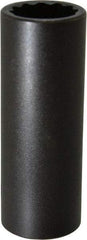 Proto - 1/2" Drive 7/8" Deep Impact Socket - 12 Points, 3-1/2" OAL - USA Tool & Supply