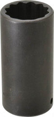 Proto - 1/2" Drive 1-1/4" Deep Impact Socket - 12 Points, 3-1/2" OAL - USA Tool & Supply
