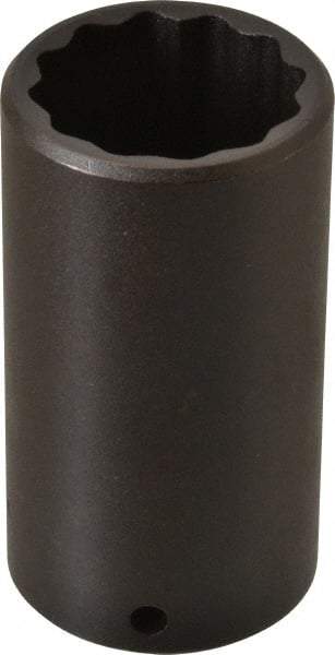 Proto - 1/2" Drive 1-3/8" Deep Impact Socket - 12 Points, 3-1/2" OAL - USA Tool & Supply