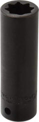 Proto - 1/2" Drive 9/16" Deep Impact Socket - 8 Points, 3-1/4" OAL - USA Tool & Supply