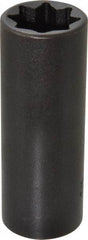 Proto - 1/2" Drive 11/16" Deep Impact Socket - 8 Points, 3-1/4" OAL - USA Tool & Supply