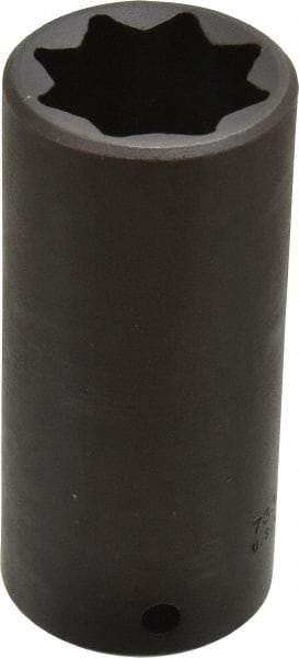 Proto - 1/2" Drive 15/16" Deep Impact Socket - 8 Points, 3-1/2" OAL - USA Tool & Supply