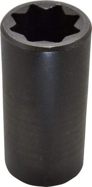 Proto - 1/2" Drive 1" Deep Impact Socket - 8 Points, 3-1/2" OAL - USA Tool & Supply
