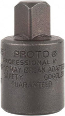 Proto - 3/8 Male 1/2 Female Impact Drive Adapter - 1-7/16" OAL - USA Tool & Supply