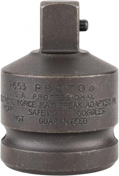 Proto - 1/2 Male 3/4 Female Impact Drive Adapter - 2-1/16" OAL - USA Tool & Supply