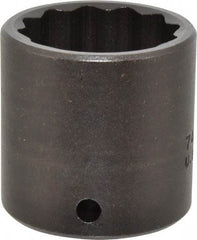 Proto - 1/2" Drive 32mm Standard Impact Socket - 12 Points, 2" OAL - USA Tool & Supply
