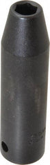 Proto - 1/2" Drive 9mm Deep Impact Socket - 6 Points, 3-1/4" OAL - USA Tool & Supply