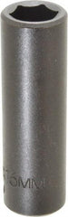 Proto - 1/2" Drive 16mm Deep Impact Socket - 6 Points, 3-1/4" OAL - USA Tool & Supply