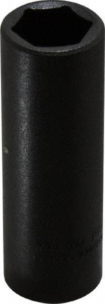 Proto - 1/2" Drive 19mm Deep Impact Socket - 6 Points, 3-1/4" OAL - USA Tool & Supply
