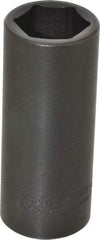 Proto - 1/2" Drive 25mm Deep Impact Socket - 6 Points, 3-1/2" OAL - USA Tool & Supply