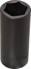 Proto - 1/2" Drive 27mm Deep Impact Socket - 6 Points, 3-1/2" OAL - USA Tool & Supply