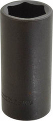 Proto - 1/2" Drive 28mm Deep Impact Socket - 6 Points, 3-1/2" OAL - USA Tool & Supply