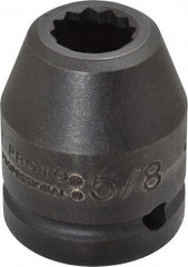 Proto - 3/4" Drive 5/8" Standard Impact Socket - 12 Points, 1-7/8" OAL - USA Tool & Supply