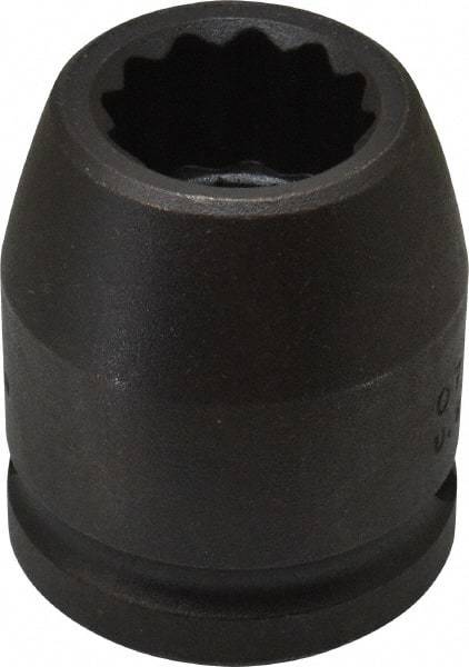 Proto - 3/4" Drive 13/16" Standard Impact Socket - 12 Points, 1-15/16" OAL - USA Tool & Supply