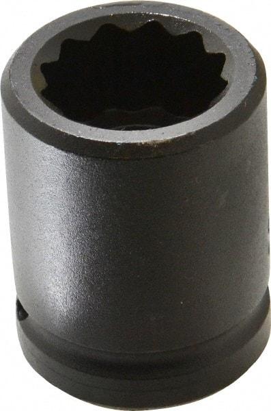 Proto - 3/4" Drive 1" Standard Impact Socket - 12 Points, 2" OAL - USA Tool & Supply
