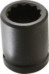 Proto - 3/4" Drive 1" Standard Impact Socket - 12 Points, 2" OAL - USA Tool & Supply