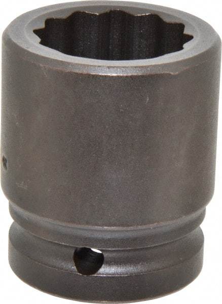 Proto - 3/4" Drive 1-3/16" Standard Impact Socket - 12 Points, 2-3/16" OAL - USA Tool & Supply