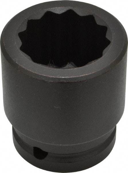 Proto - 3/4" Drive 1-1/4" Standard Impact Socket - 12 Points, 2-3/16" OAL - USA Tool & Supply