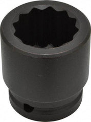 Proto - 3/4" Drive 1-1/4" Standard Impact Socket - 12 Points, 2-3/16" OAL - USA Tool & Supply