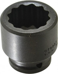Proto - 3/4" Drive 1-7/16" Standard Impact Socket - 12 Points, 2-5/16" OAL - USA Tool & Supply