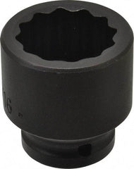 Proto - 3/4" Drive 1-9/16" Standard Impact Socket - 12 Points, 2-7/16" OAL - USA Tool & Supply