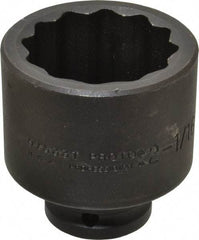 Proto - 3/4" Drive 2-1/16" Standard Impact Socket - 12 Points, 3-3/32" OAL - USA Tool & Supply